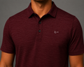 Course 01 Mens Polo Maroon