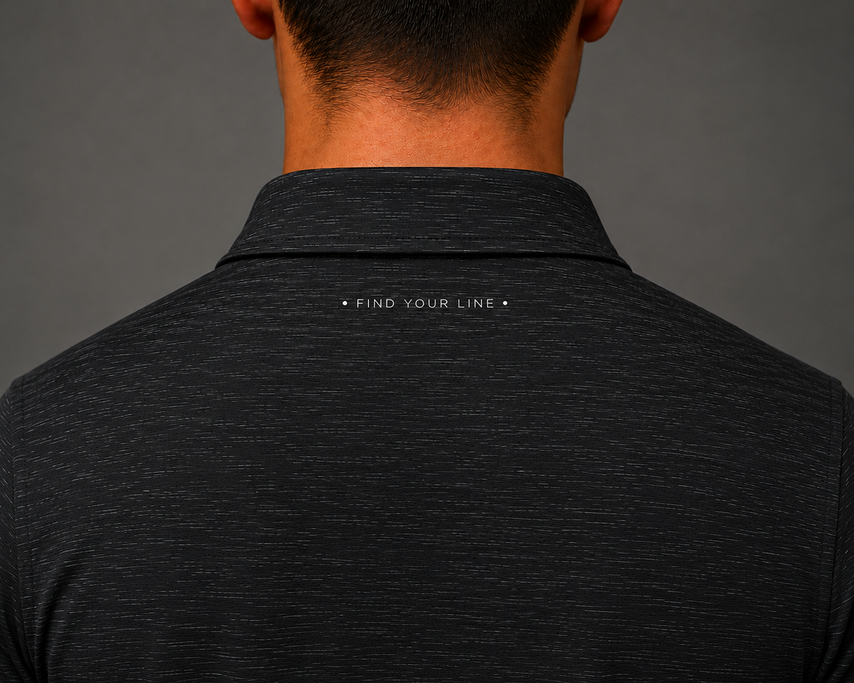 Course 01 Mens Polo Charcoal