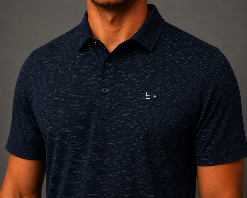 Course 01 Mens Polo Navy